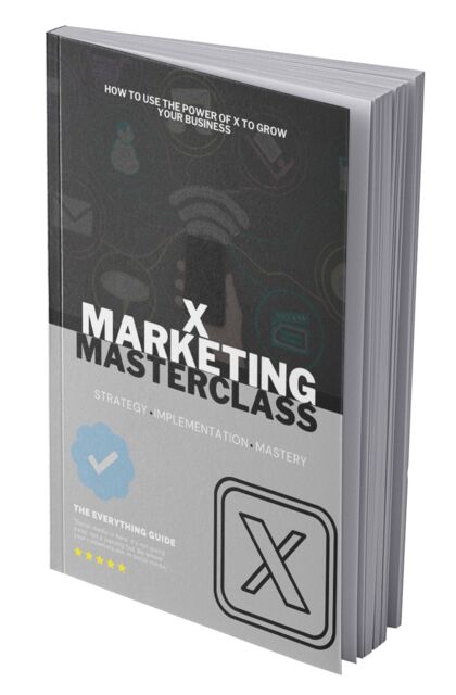 eCover representing X Marketing Masterclass  with 