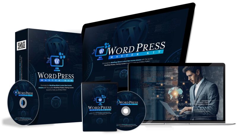 eCover representing WordPress Master Kit  with 