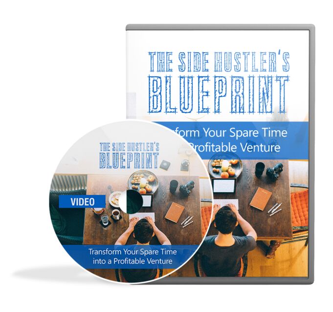 eCover representing The Side Hustler Blueprint Video Upgrade Videos, Tutorials & Courses with Master Resell Rights