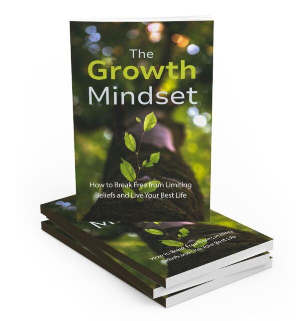 eCover representing The Growth Mindset eBooks & Reports with Master Resell Rights