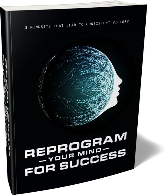 eCover representing Reprogram Your Mind For Success eBooks & Reports/Videos, Tutorials & Courses with Master Resell Rights