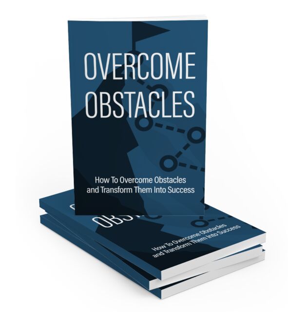 eCover representing Overcome Obstacles eBooks & Reports with Master Resell Rights