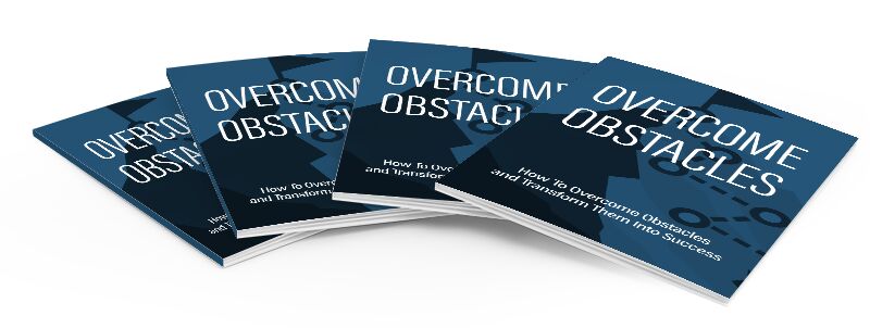 eCover representing Overcome Obstacles eBooks & Reports with Master Resell Rights