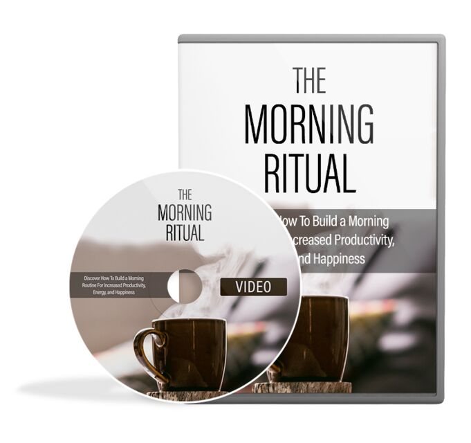 eCover representing The Morning Ritual Video Upgrade Videos, Tutorials & Courses with Master Resell Rights