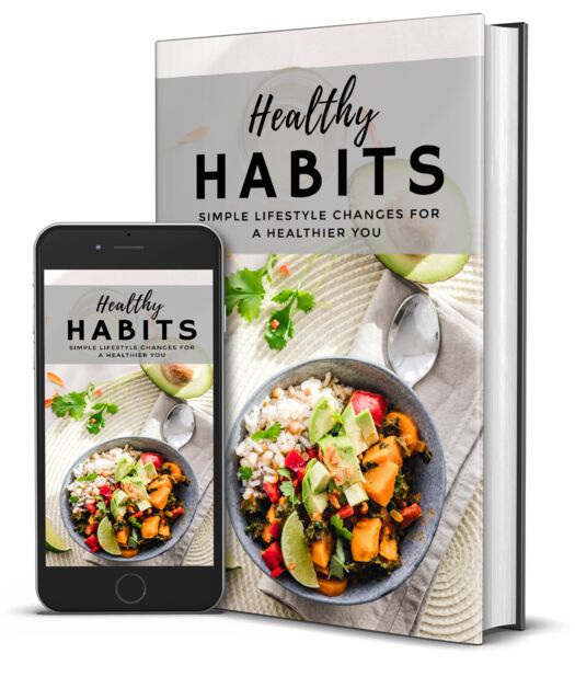 eCover representing Healthy Habits eBooks & Reports with Master Resell Rights