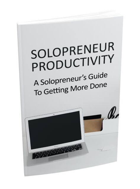 eCover representing Solopreneur Success eBooks & Reports with Master Resell Rights