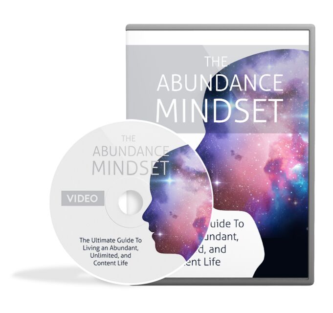 eCover representing The Abundance Mindset Video Upgrade Videos, Tutorials & Courses with Master Resell Rights