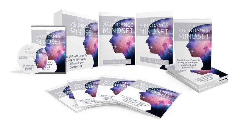 eCover representing The Abundance Mindset Video Upgrade Videos, Tutorials & Courses with Master Resell Rights