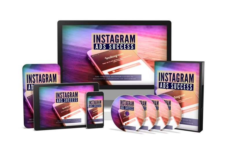 eCover representing Instagram Ads Success Video Upgrade eBooks & Reports/Videos, Tutorials & Courses with Master Resell Rights