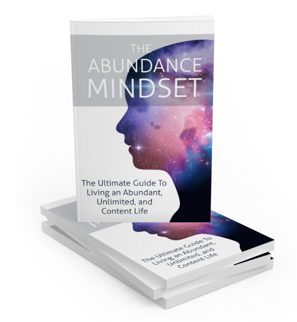 eCover representing The Abundance Mindset eBooks & Reports with Master Resell Rights