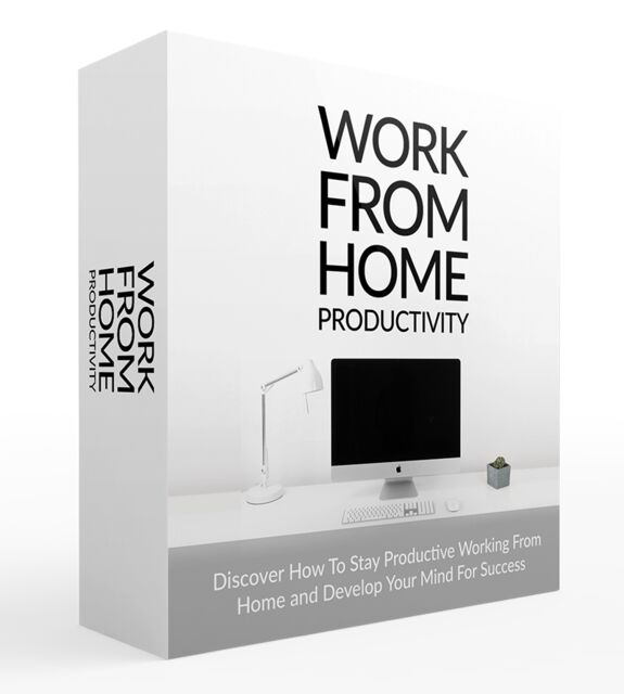 eCover representing Work From Home Productivity Video Upgrade eBooks & Reports/Videos, Tutorials & Courses with Master Resell Rights