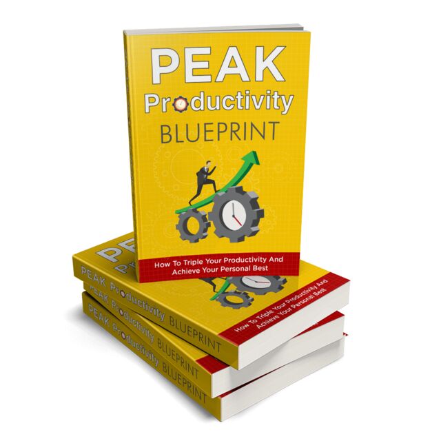 eCover representing Peak Productivity eBooks & Reports with Master Resell Rights