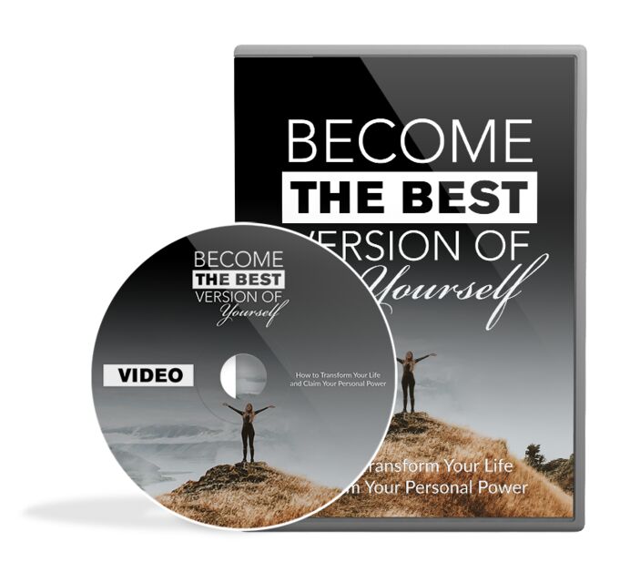 eCover representing Become The Best Version Of Yourself Video Course eBooks & Reports/Videos, Tutorials & Courses with Master Resell Rights