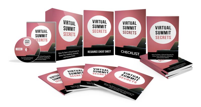 eCover representing Virtual Summit Secrets Video Upgrade Videos, Tutorials & Courses with Master Resell Rights