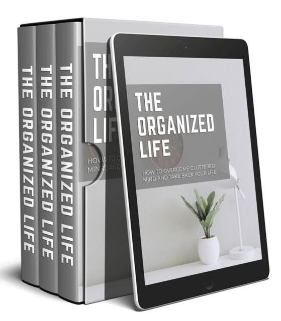 eCover representing The Organized Life Video Upgrade Videos, Tutorials & Courses with Master Resell Rights