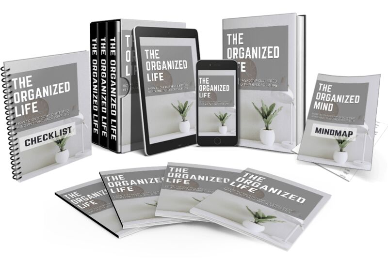 eCover representing The Organized Life Video Upgrade Videos, Tutorials & Courses with Master Resell Rights