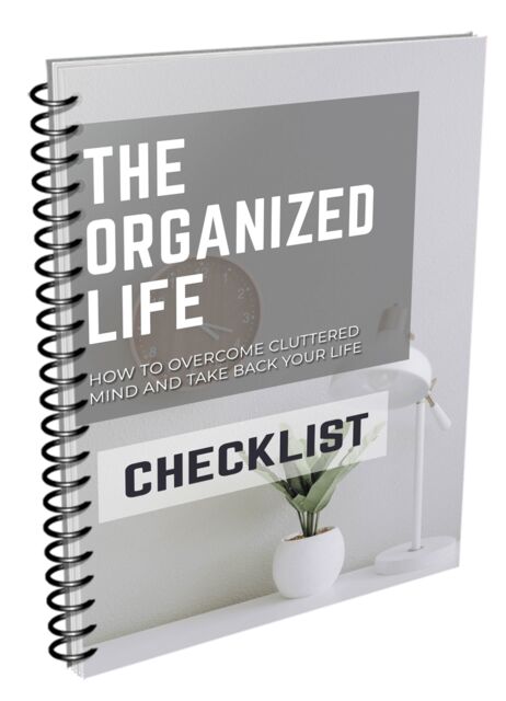 eCover representing The Organized Life eBooks & Reports with Master Resell Rights