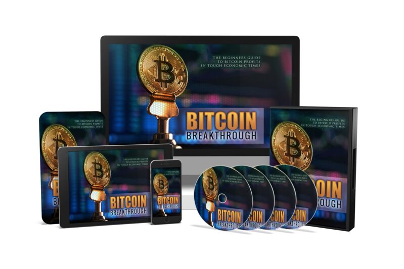 eCover representing Bitcoin Breakthrough Video Upgrade eBooks & Reports/Videos, Tutorials & Courses with Master Resell Rights