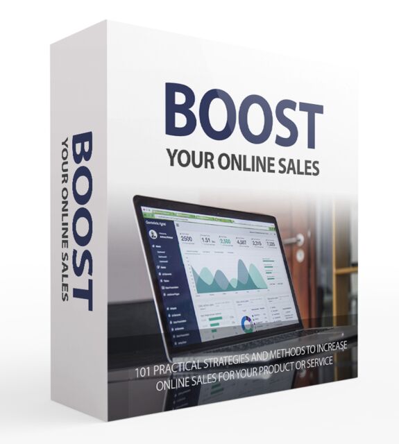 eCover representing Boost Your Online Sales Video Upgrade Videos, Tutorials & Courses with Master Resell Rights