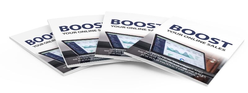 eCover representing Boost Your Online Sales eBooks & Reports with Master Resell Rights