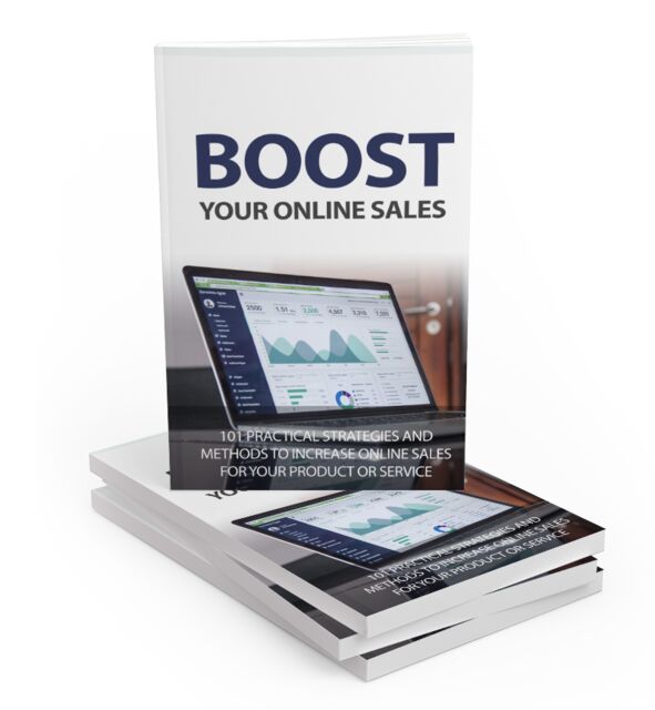 eCover representing Boost Your Online Sales eBooks & Reports with Master Resell Rights