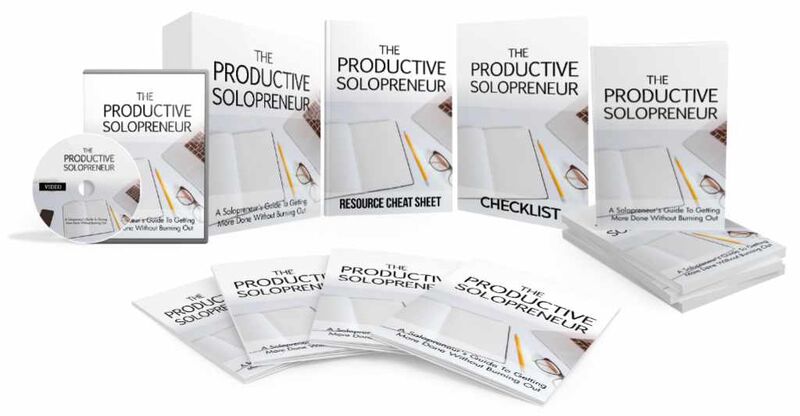 eCover representing The Productive Solopreneur Video Upgrade eBooks & Reports/Videos, Tutorials & Courses with Master Resell Rights