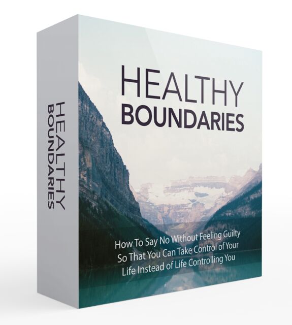 eCover representing Healthy Boundaries Video Upgrade eBooks & Reports/Videos, Tutorials & Courses with Master Resell Rights