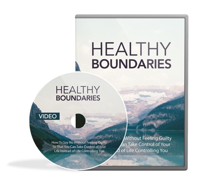 eCover representing Healthy Boundaries Video Upgrade eBooks & Reports/Videos, Tutorials & Courses with Master Resell Rights