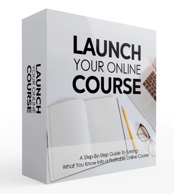 eCover representing Launch Your Online Course Video Upgrade Videos, Tutorials & Courses with Master Resell Rights