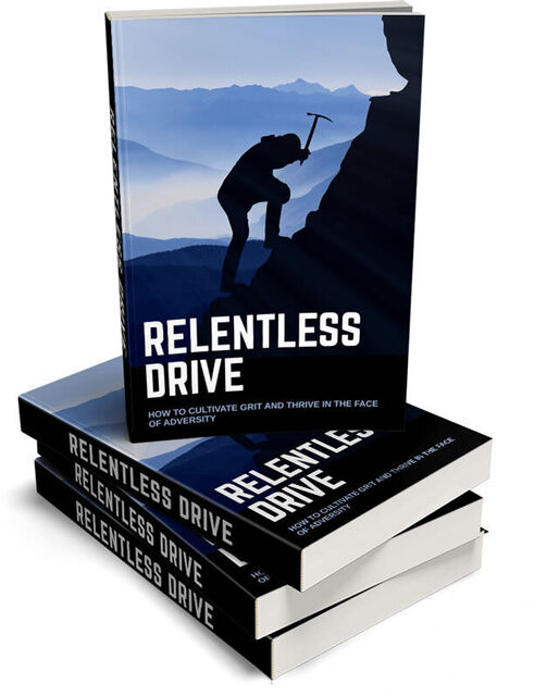 eCover representing Relentless Drive eBooks & Reports with Master Resell Rights