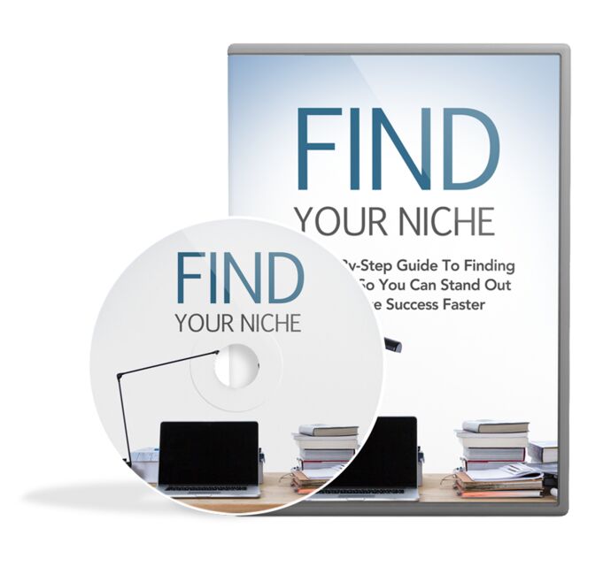 eCover representing Find Your Niche Video Upgrade Videos, Tutorials & Courses with Master Resell Rights