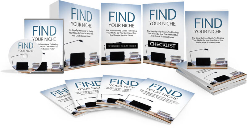 eCover representing Find Your Niche Video Upgrade Videos, Tutorials & Courses with Master Resell Rights