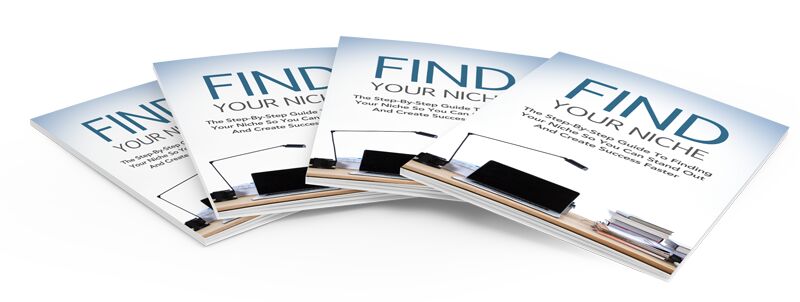 eCover representing Find Your Niche eBooks & Reports with Master Resell Rights