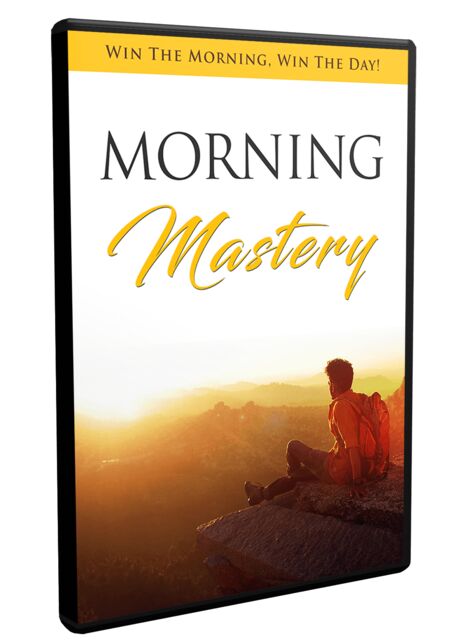 eCover representing Morning Mastery Videos, Tutorials & Courses with Master Resell Rights