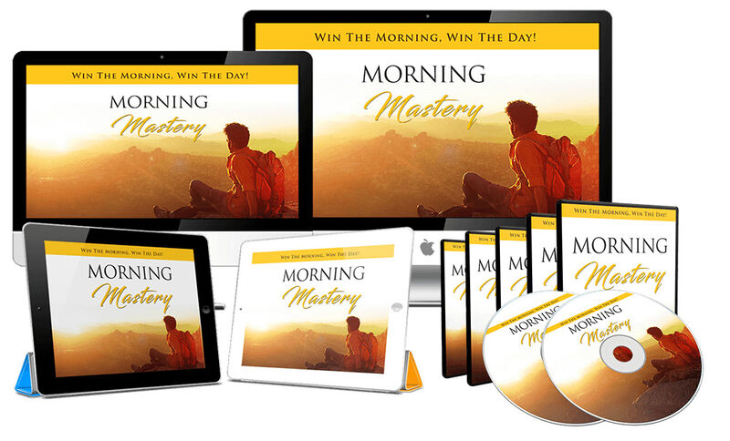 eCover representing Morning Mastery Videos, Tutorials & Courses with Master Resell Rights