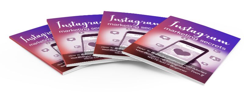 eCover representing Instagram Marketing Secrets eBooks & Reports with Master Resell Rights