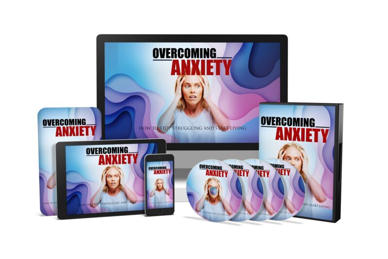 eCover representing Overcoming Anxiety Video Upgrade eBooks & Reports/Videos, Tutorials & Courses with Master Resell Rights