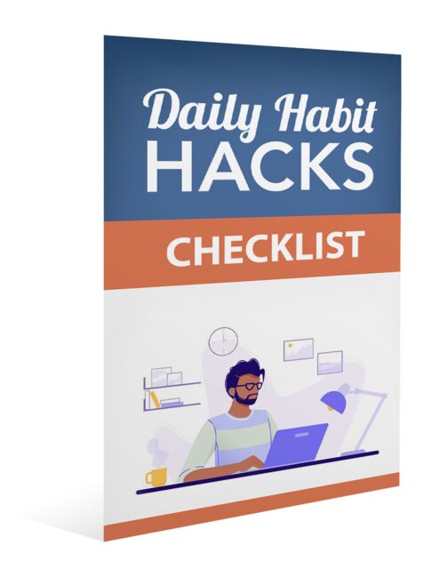 eCover representing Daily Habit Hacks eBooks & Reports with Master Resell Rights