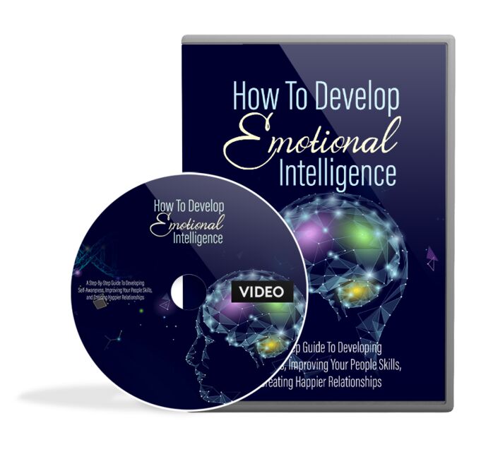 eCover representing How To Develop Emotional Intelligence Video Upgrade eBooks & Reports/Videos, Tutorials & Courses with Master Resell Rights