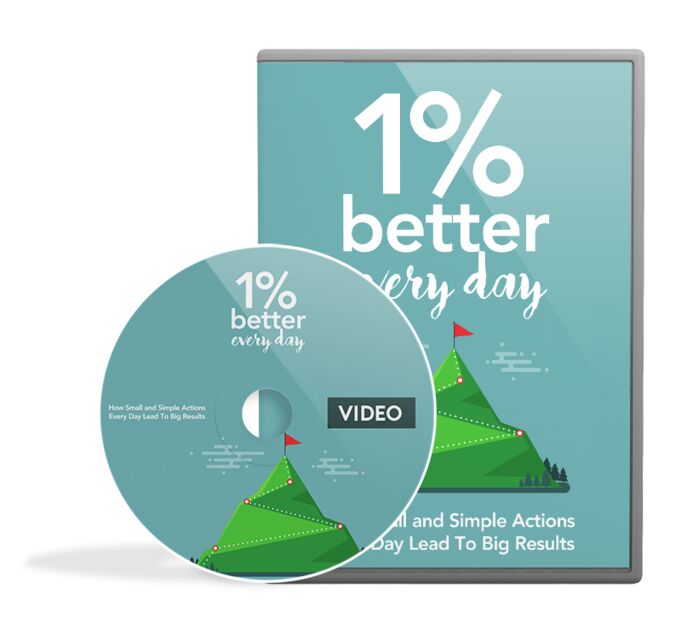 eCover representing 1 Percent Better Every Day Video Upgrade eBooks & Reports/Videos, Tutorials & Courses with Master Resell Rights