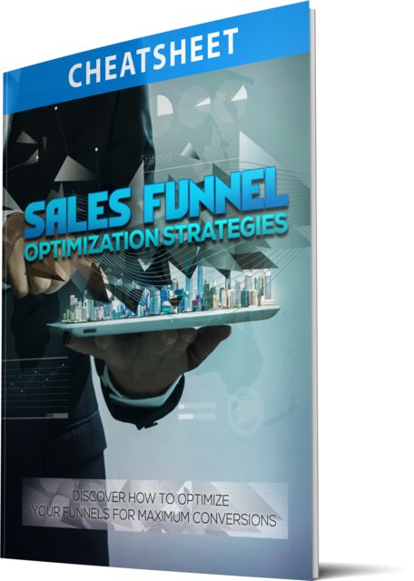 eCover representing Sales Funnel Optimization Strategies eBooks & Reports with Master Resell Rights