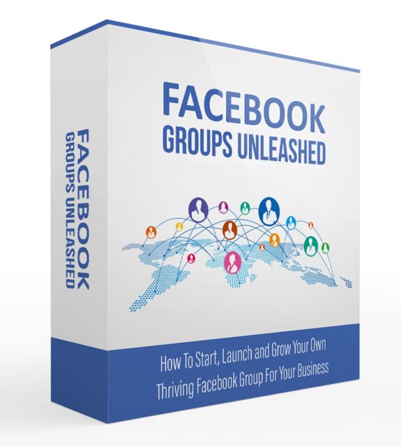 eCover representing Facebook Groups Unleashed Video Upgrade eBooks & Reports/Videos, Tutorials & Courses with Master Resell Rights