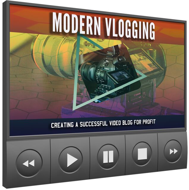 eCover representing Modern Vlogging Video Upgrade eBooks & Reports/Videos, Tutorials & Courses with Master Resell Rights