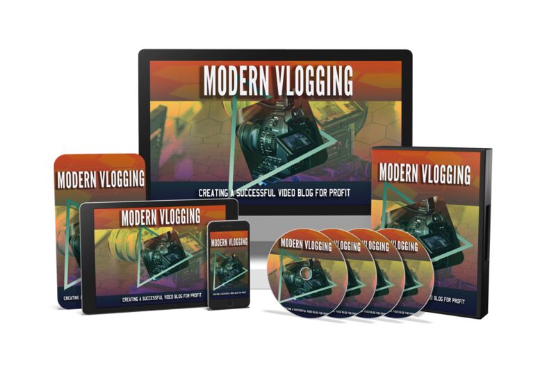 eCover representing Modern Vlogging Video Upgrade eBooks & Reports/Videos, Tutorials & Courses with Master Resell Rights