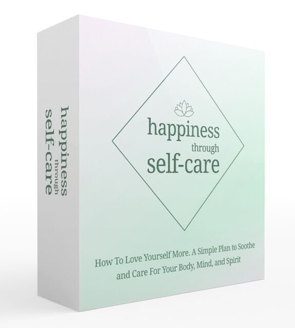 eCover representing Happiness Through Self-care Video Upgrade eBooks & Reports/Videos, Tutorials & Courses with Master Resell Rights