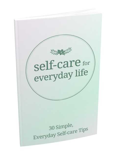 eCover representing Happiness Through Self-care eBooks & Reports with Master Resell Rights