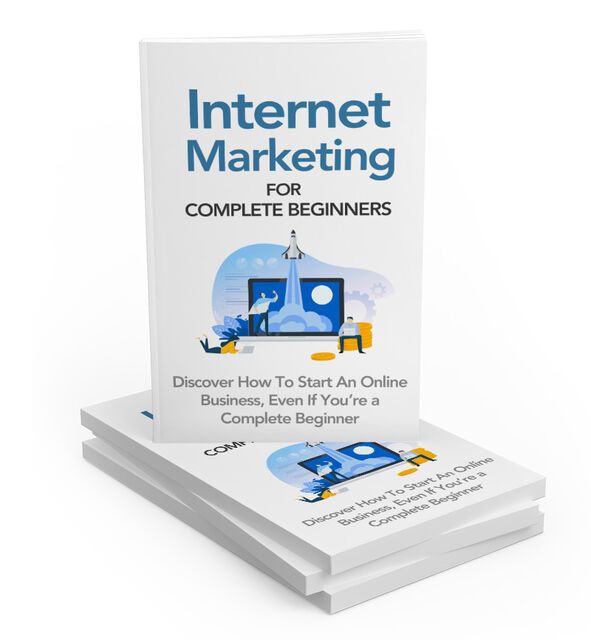 eCover representing Internet Marketing For Complete Beginners eBooks & Reports with Master Resell Rights