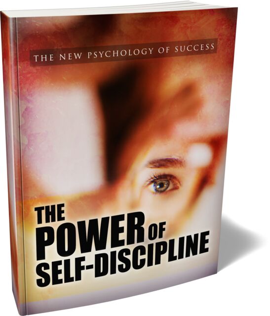 eCover representing The Power Of Self-Discipline eBooks & Reports with Master Resell Rights