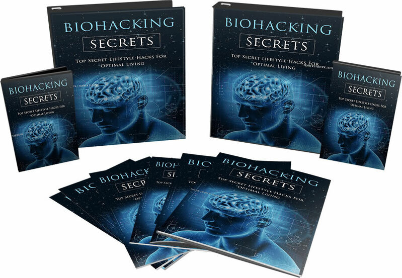 eCover representing Biohacking Secrets Video Upgrade Videos, Tutorials & Courses with Master Resell Rights