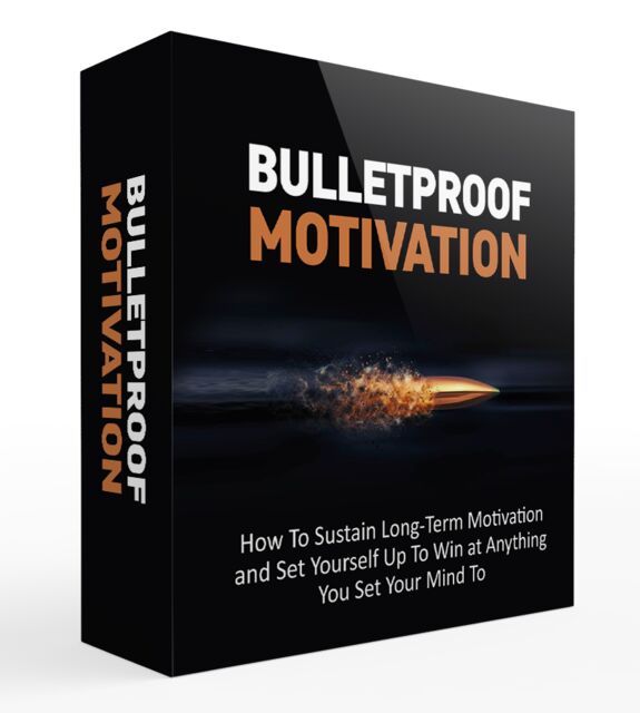 eCover representing Bulletproof Motivation Video Upgrade eBooks & Reports/Videos, Tutorials & Courses with Master Resell Rights